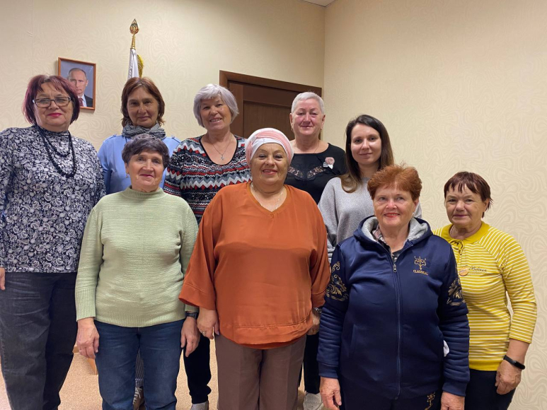 В четверг, в здании социального фонда прошла встреча с врачом-онкологом-Екатериной Собачниковой.