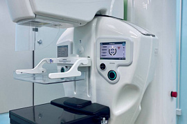 Новый цифровой маммограф введен в эксплуатацию во взрослой поликлинике Каменской больницы.